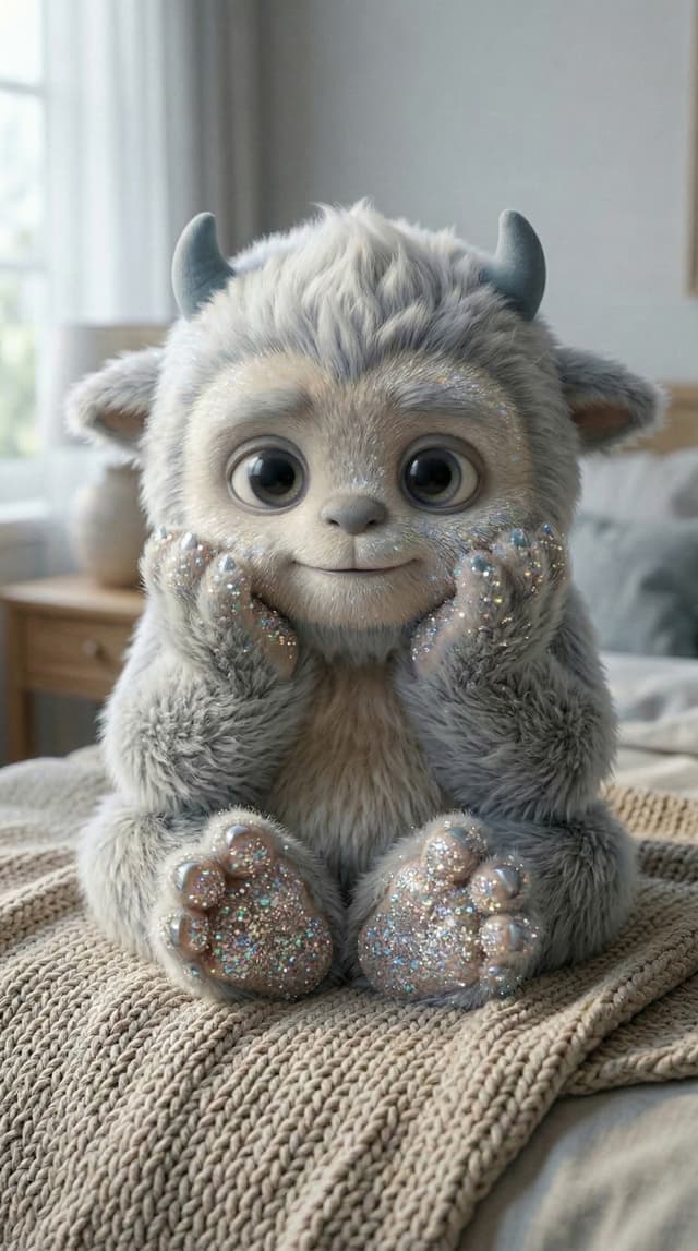 Whisper — the Numbness & Tingling Yeti from Rowan & the Yetis children's book